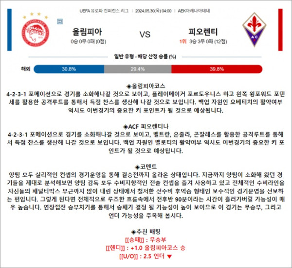 로얄스포츠 스포츠분석